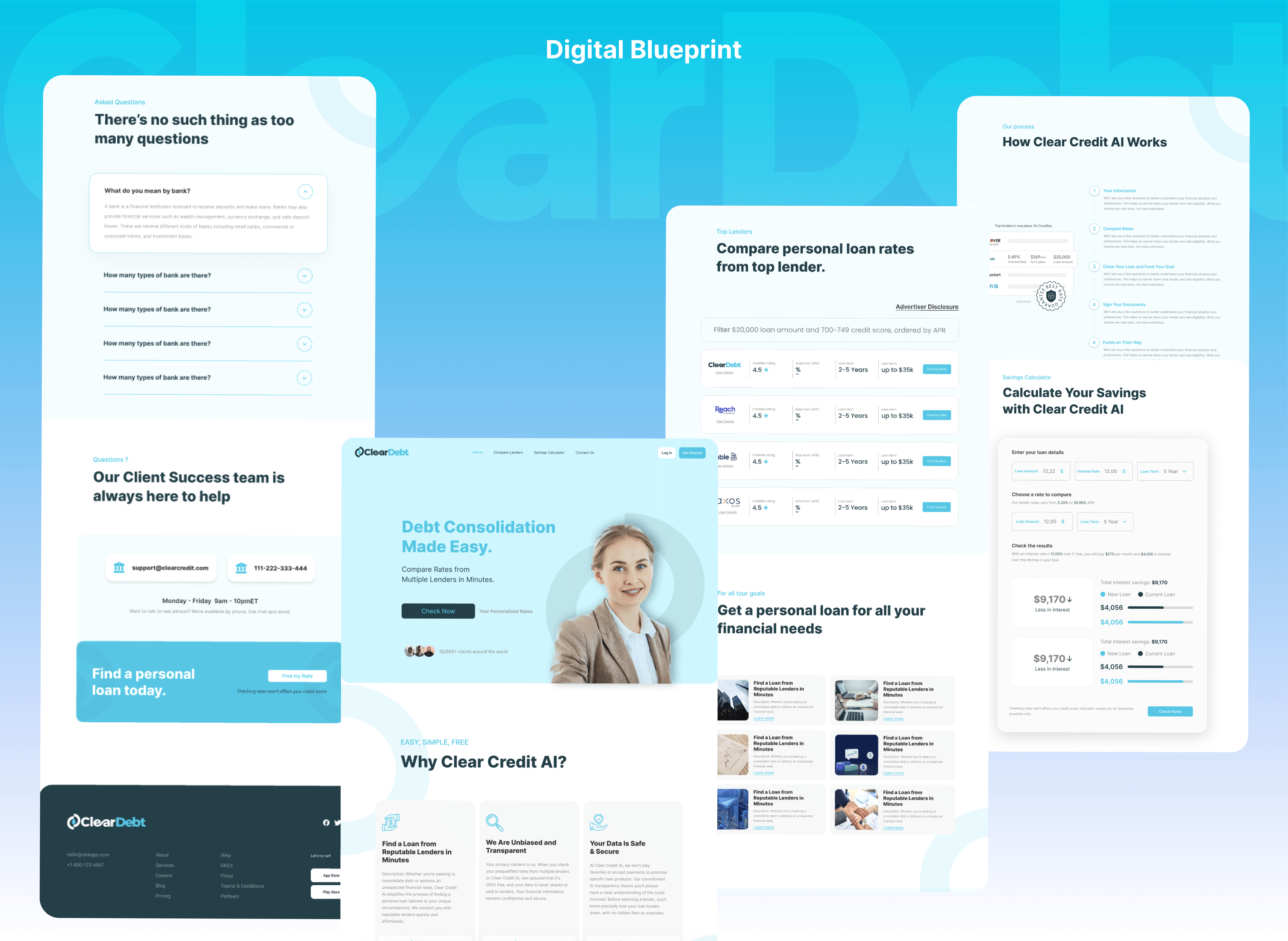 ClearCredit.ai - Debt Consolidation & Loan Comparison Platform